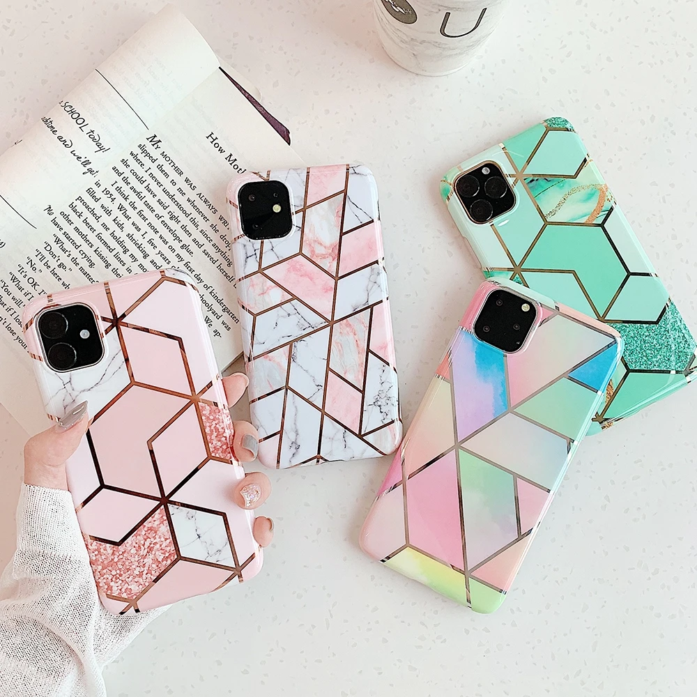 2019 Hot Sale Marble for iPhone 11 Case Xi Pro Xs Max Gold Strip Geometry IMD Glossy Cover for 7/8+ Xr 6S Plus Shockproof Cases
2019 Hot Sale Marble for iPhone 11 Case Xi Pro Xs Max Gold Strip Geometry IMD Glossy Cover for 7/8+ Xr 6S Plus Shockproof Cases