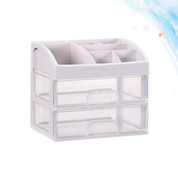 1PC Plastic Cosmetic 2 Layer Drawer Organizer Makeup Container Desktop Sundry Storage Case
1PC Plastic Cosmetic 2 Layer Drawer Organizer Makeup Container Desktop Sundry Storage Case