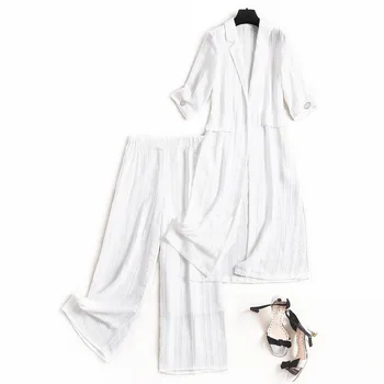 2020 New Chic Women basic Coats Runway Solid Celebrity Party Notched Cardigan And Elastic Waist Pant OL Jacket Sets
2020 New Chic Women basic Coats Runway Solid Celebrity Party Notched Cardigan And Elastic Waist Pant OL Jacket Sets