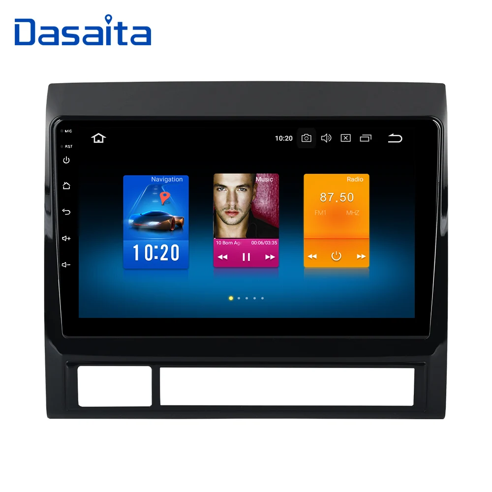 Dasaita 9" IPS Screen Car Stereo Android 9.0 Navigation for Toyota Tacoma Radio 2011 2012 2015 GPS Bluetooth TDA7850 32G ROM MP3 
Dasaita 9" IPS Screen Car Stereo Android 9.0 Navigation for Toyota Tacoma Radio 2011 2012 2015 GPS Bluetooth TDA7850 32G ROM MP3