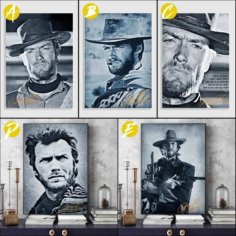 Современная Большая картина Eastwood Настенная Картина на холсте Постер и печать