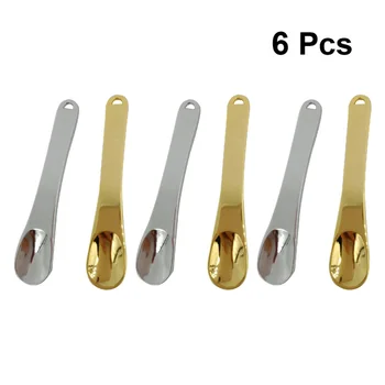 6pcs Zinc Alloy Eye Cream Spoon Make up Treatments Beauty Spoon Skin Care Tool(3pcs Golden and 3pcs Silver)
6pcs Zinc Alloy Eye Cream Spoon Make up Treatments Beauty Spoon Skin Care Tool(3pcs Golden and 3pcs Silver)