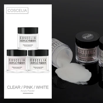 COSCELIA 3 Colors Acrylic Powder Crystal Nail Art Pink Clear White Acrylic Powder Manicure For Nail System Gel Silp Solution
COSCELIA 3 Colors Acrylic Powder Crystal Nail Art Pink Clear White Acrylic Powder Manicure For Nail System Gel Silp Solution