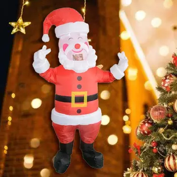 Inflatable Santa Claus Cosplay Costume Adults Christmas Party Blowup Outfits 
Inflatable Santa Claus Cosplay Costume Adults Christmas Party Blowup Outfits