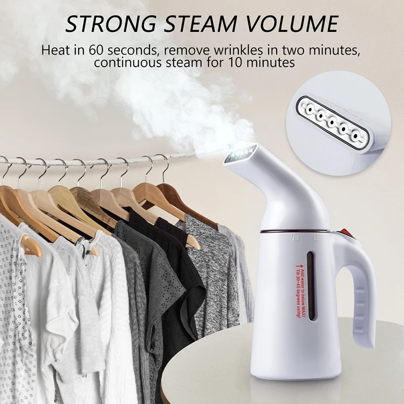 Handheld Steamer for Clothes-Portable Garment Wrinkle Remover for Travel and Home Use-Fast Heating with Auto Shut Off and Leak
Handheld Steamer for Clothes-Portable Garment Wrinkle Remover for Travel and Home Use-Fast Heating with Auto Shut Off and Leak