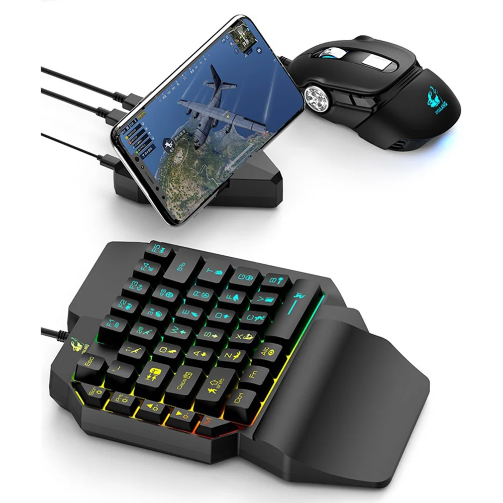 PUBG Office LED Backlight Universal Ergonomic Keypad Gaming Laptops 39 Keys USB Home Wired Mobile Phone One-handed Keyboard
PUBG Office LED Backlight Universal Ergonomic Keypad Gaming Laptops 39 Keys USB Home Wired Mobile Phone One-handed Keyboard