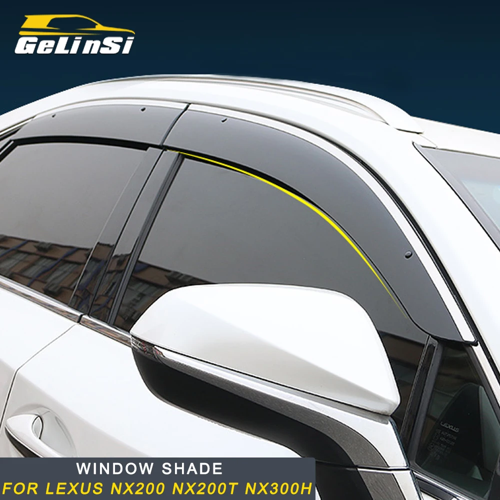 Gelinsi For LEXUS NX200 NX200t NX300h Car Awnings Shelters Window Sun Rain Shade Protector Cover Trim Sticker Accessories
Gelinsi For LEXUS NX200 NX200t NX300h Car Awnings Shelters Window Sun Rain Shade Protector Cover Trim Sticker Accessories