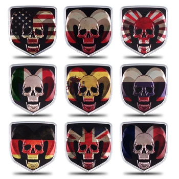 Car Styling Aluminum Europe USA Poland Italy Spain Russia Germany UK France Skull National Flag Sticker For Dodge Ram Caliber
Car Styling Aluminum Europe USA Poland Italy Spain Russia Germany UK France Skull National Flag Sticker For Dodge Ram Caliber
