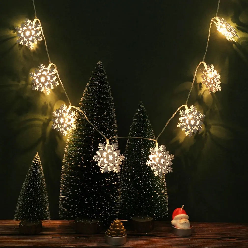 double-sided snowflake Christmas lights string warm white Home party interior lights
double-sided snowflake Christmas lights string warm white Home party interior lights