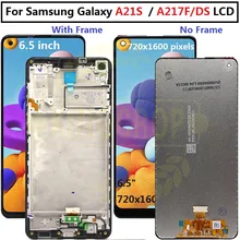 6.5"Original LCD For Samsung Galaxy A21s A217 LCD with frame Touch Screen Digitizer LCD For Samsung A21s LCD SM-A217F/DS Display
6.5"Original LCD For Samsung Galaxy A21s A217 LCD with frame Touch Screen Digitizer LCD For Samsung A21s LCD SM-A217F/DS Display