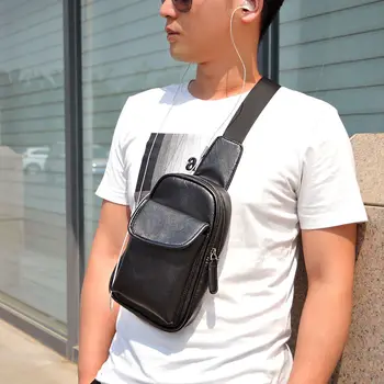 Men's PU Soft Leather Mini Small Chest Bag Summer Sports Backpack Hasp Messenger Bag
Men's PU Soft Leather Mini Small Chest Bag Summer Sports Backpack Hasp Messenger Bag