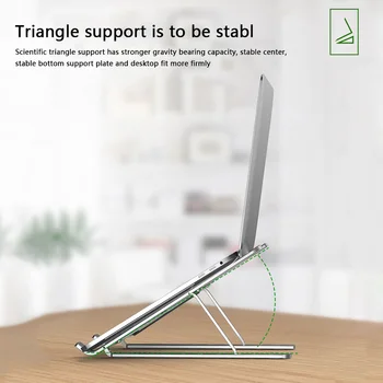 Laptop Lifting Stands Aluminum Alloy Height Adjustable Tablet PC Riser Bracket for Household Computer Accessories
Laptop Lifting Stands Aluminum Alloy Height Adjustable Tablet PC Riser Bracket for Household Computer Accessories