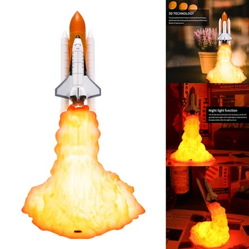 3D Print Space Shuttle Lamp NIght Light For Space Fans Moon Lamp Rocket Lamp As Room Decoration Shuttle Lamp
3D Print Space Shuttle Lamp NIght Light For Space Fans Moon Lamp Rocket Lamp As Room Decoration Shuttle Lamp