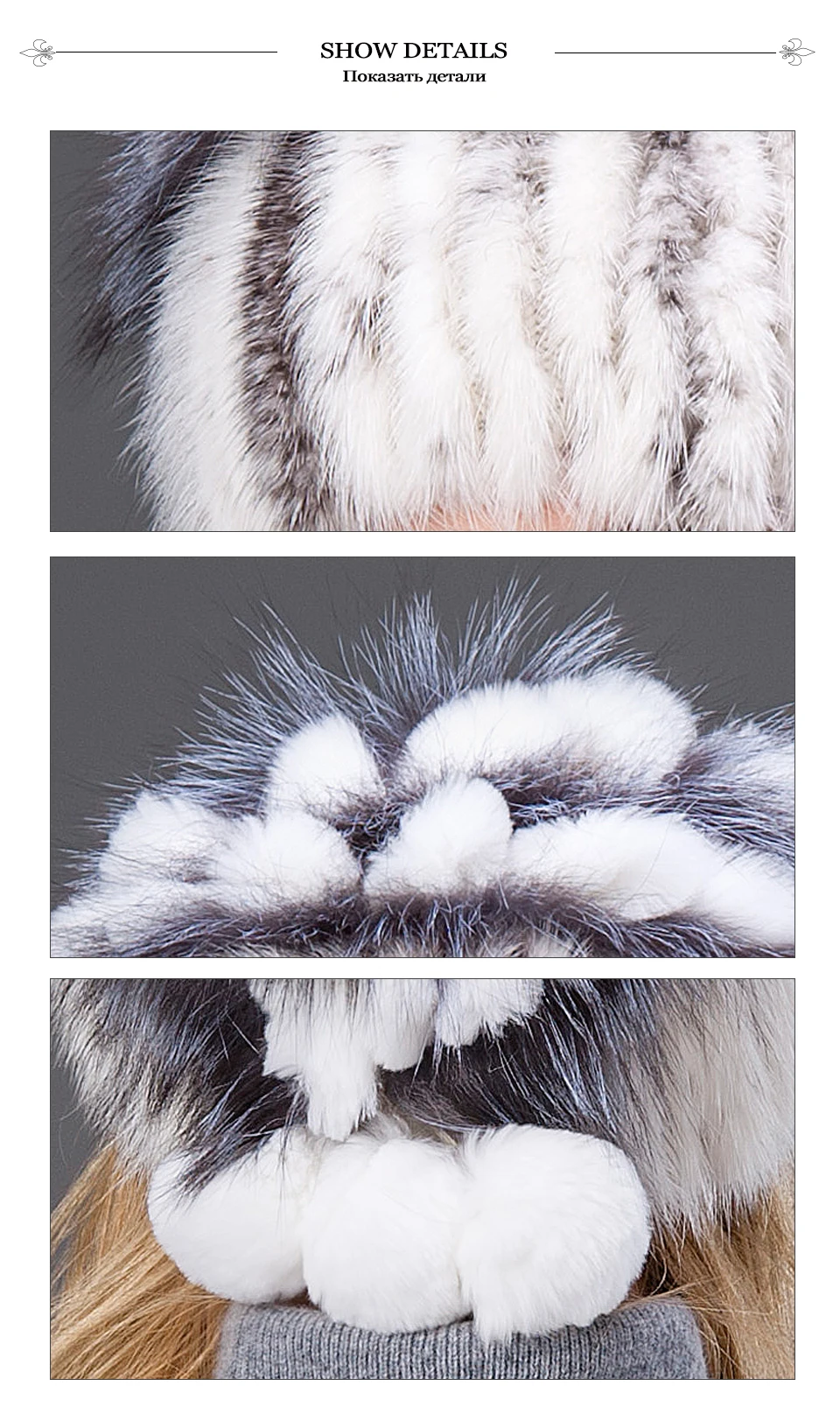 JERYAFUR Fashion Fox Fur Rabbit hair Fur Hats for Women Luxury Real Mink Caps Warm In The Winter Female beanies JERYAFUR Fashion Fox Fur Rabbit hair Fur Hats for Women Luxury Real Mink Caps Warm In The Winter Female beanies