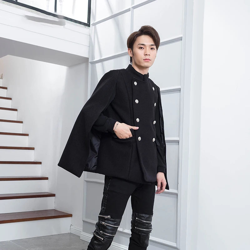 Men's woolen coat autumn winter new Korean version of the fashion men's wear loose double-breasted woolen coat coat fashion
Men's woolen coat autumn winter new Korean version of the fashion men's wear loose double-breasted woolen coat coat fashion