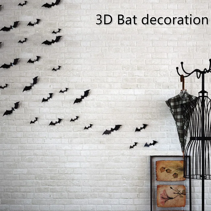 12 Pcs Creative 3D Bat Sticker Halloween Terror Atmosphere DIY Decorative Background Wall Sticker Simulation Animal Wallpaper
12 Pcs Creative 3D Bat Sticker Halloween Terror Atmosphere DIY Decorative Background Wall Sticker Simulation Animal Wallpaper