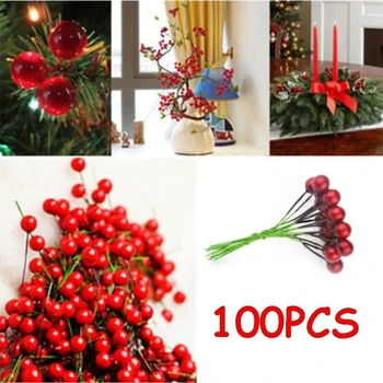 Artificial Berry Christmas Decor Decortive Beautiful 100pcs/Set Foam Ball Wedding Dried Flowers Party Fake Fruit Decor Wreath
Artificial Berry Christmas Decor Decortive Beautiful 100pcs/Set Foam Ball Wedding Dried Flowers Party Fake Fruit Decor Wreath