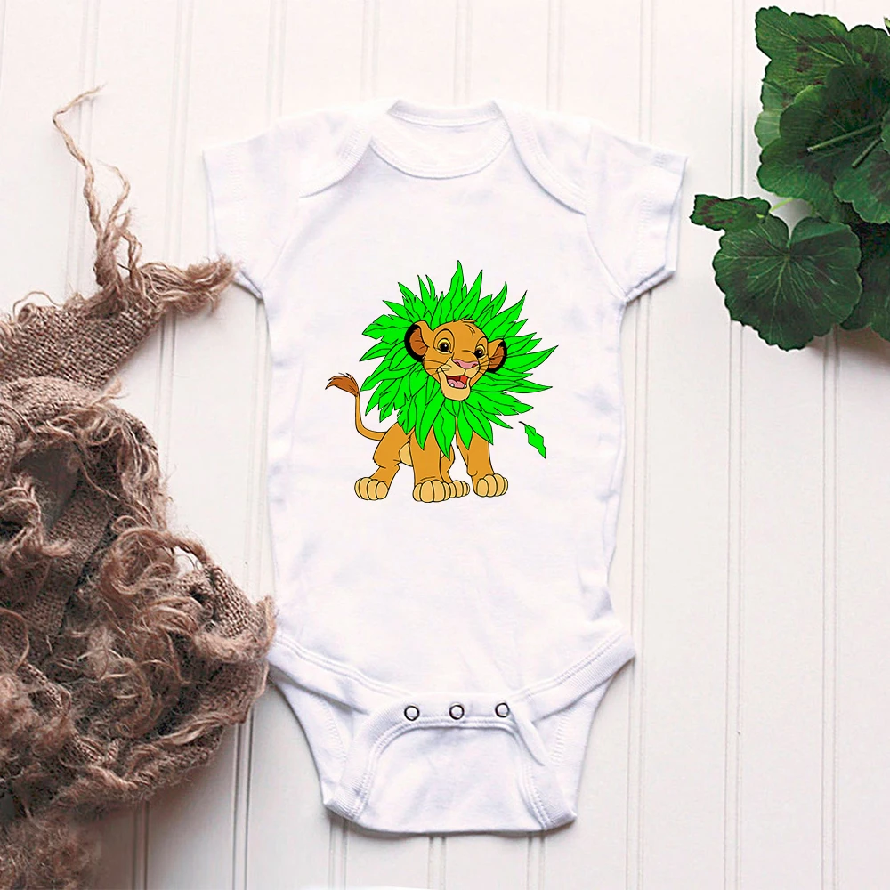 Cute Simba Print Summer Baby Romper Funny Cartoon Kawaii Anime Ullzang Lion King Infant Jumpsuits Newborn Bodysuit
Cute Simba Print Summer Baby Romper Funny Cartoon Kawaii Anime Ullzang Lion King Infant Jumpsuits Newborn Bodysuit