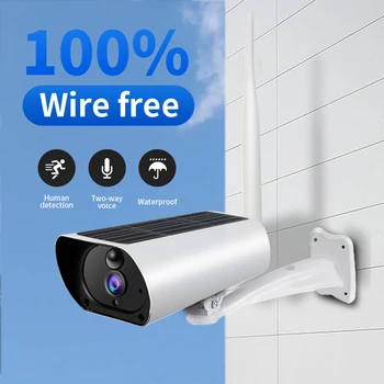 4G Solar Camera with Solar Panel Wireless Outdoor 1080p PIR Alarm Audio Rechargeable Charging Battery Low Power CCTV Waterproof
4G Solar Camera with Solar Panel Wireless Outdoor 1080p PIR Alarm Audio Rechargeable Charging Battery Low Power CCTV Waterproof