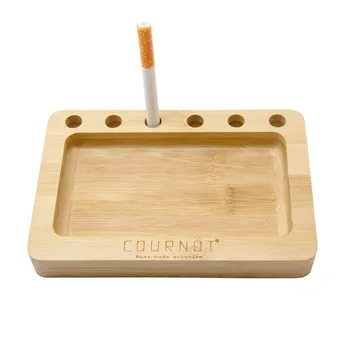COURNOT Bamboo Rolling Tray With Pre Rolled Roll Cone Holder 69MM*126MM Multifunctional Bamboo Cigarette Tray Tobacco Holder
COURNOT Bamboo Rolling Tray With Pre Rolled Roll Cone Holder 69MM*126MM Multifunctional Bamboo Cigarette Tray Tobacco Holder