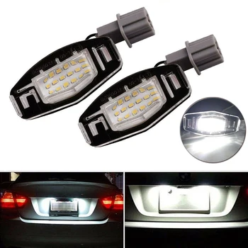 Replacement License Plate Lights 2pcs For Acura TL TSX MDX Honda Civic Accord 18 LED Lamp White
Replacement License Plate Lights 2pcs For Acura TL TSX MDX Honda Civic Accord 18 LED Lamp White