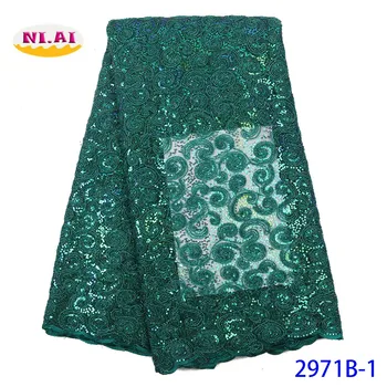 NIAI Hot Sale Embroidered African Lace Fabric 2019 High Quality Lace French Net Sequins Lace Fabrics For Women Dress XY2971B-1
NIAI Hot Sale Embroidered African Lace Fabric 2019 High Quality Lace French Net Sequins Lace Fabrics For Women Dress XY2971B-1