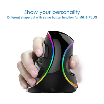 Wired Vertical Mouse With RGB Light 4000 DPI 6 Buttons Computer Gaming Mouse Wrist Rest Ergonomic USB Optical Mice For PC Laptop
Wired Vertical Mouse With RGB Light 4000 DPI 6 Buttons Computer Gaming Mouse Wrist Rest Ergonomic USB Optical Mice For PC Laptop