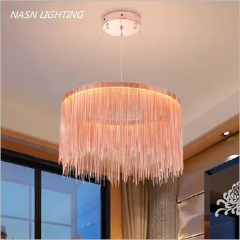 Round Metal Chain 110V 240V D60cm D80cm LED chrome copper Pendant Lights Lamps Nordic light for living room hotel store bedroom
Round Metal Chain 110V 240V D60cm D80cm LED chrome copper Pendant Lights Lamps Nordic light for living room hotel store bedroom