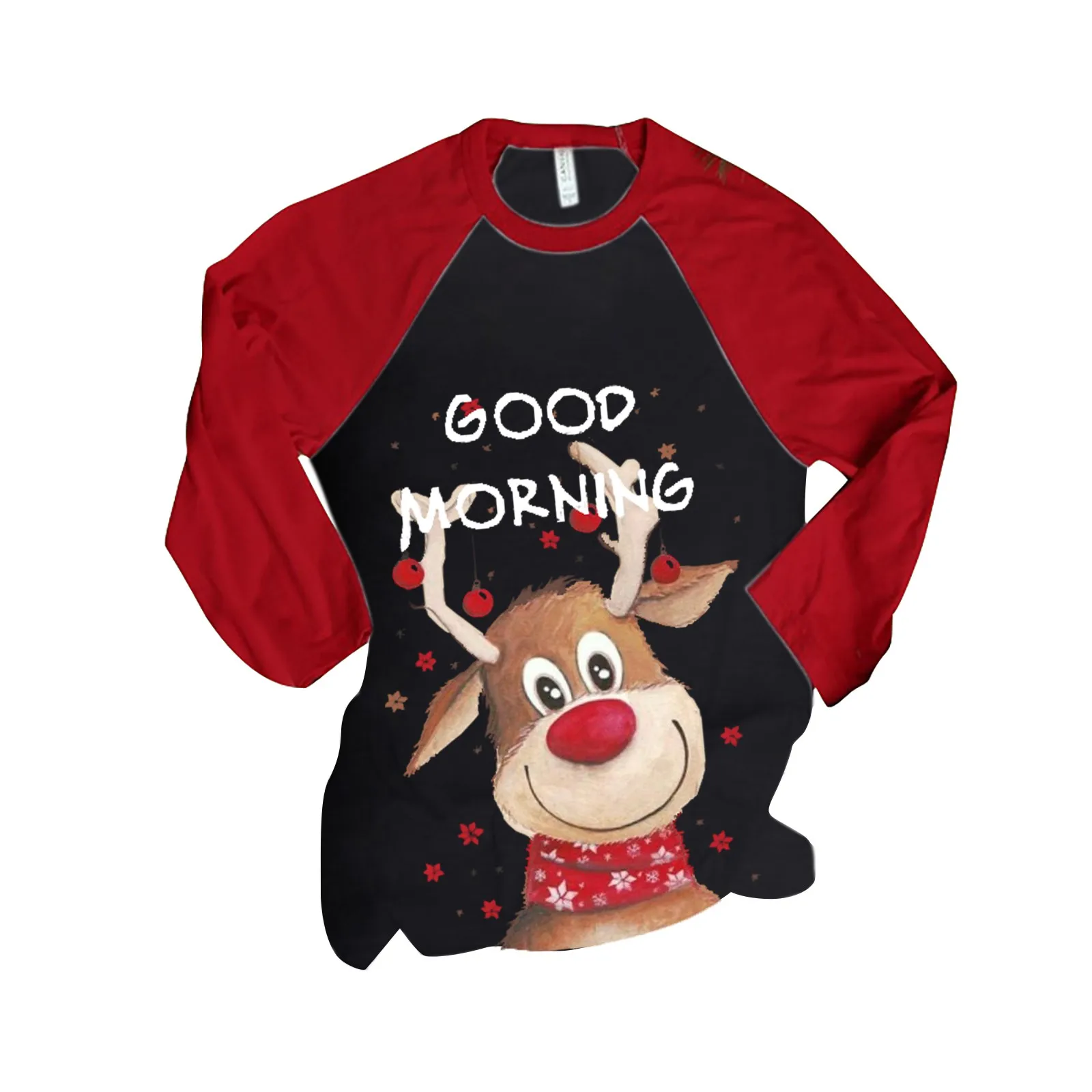 2023 Christmas Women's Fashion Warm Tops O-Neck Pullover Shirt Printed Color Blocking Long-sleeved T-shirt Top кофта женская
2023 Christmas Women's Fashion Warm Tops O-Neck Pullover Shirt Printed Color Blocking Long-sleeved T-shirt Top кофта женская