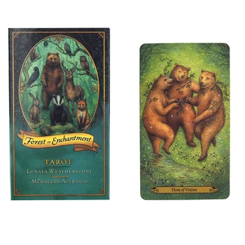 78pcs Forest Of Enchantment Oracle Card Deck English Tarot Card Deck Guidebook Card Table Card Game Magical Fate Divination Card
78pcs Forest Of Enchantment Oracle Card Deck English Tarot Card Deck Guidebook Card Table Card Game Magical Fate Divination Card