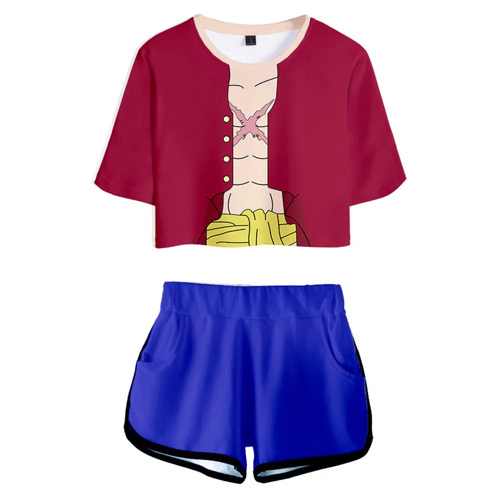 Новая Аниме Косплей One Piece t короткая Обезьяна D. Luffy костюм для косплея короткий топ шорты Комплект из двух частей мужская одежда
Новая Аниме Косплей One Piece t короткая Обезьяна D. Luffy костюм для косплея короткий топ шорты Комплект из двух частей мужская одежда