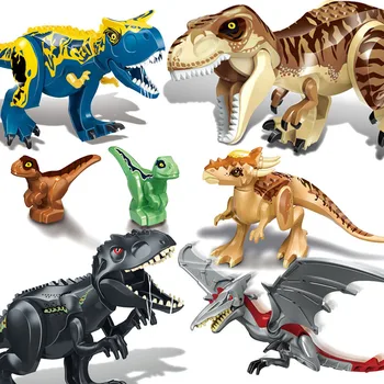 Jurassic Dinosaur World Park Building Blocks Velociraptor Tyrannosaurus Indominus T-Rex Triceratops Model Block Bricks Toys Boys
Jurassic Dinosaur World Park Building Blocks Velociraptor Tyrannosaurus Indominus T-Rex Triceratops Model Block Bricks Toys Boys