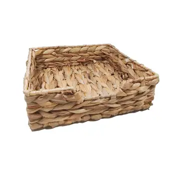 Handmade Straw Tissue Holder Napkin Dispenser Tissue Paper Storage Containers Tissue Holder Tray Creative Weaving Square Tray
Handmade Straw Tissue Holder Napkin Dispenser Tissue Paper Storage Containers Tissue Holder Tray Creative Weaving Square Tray