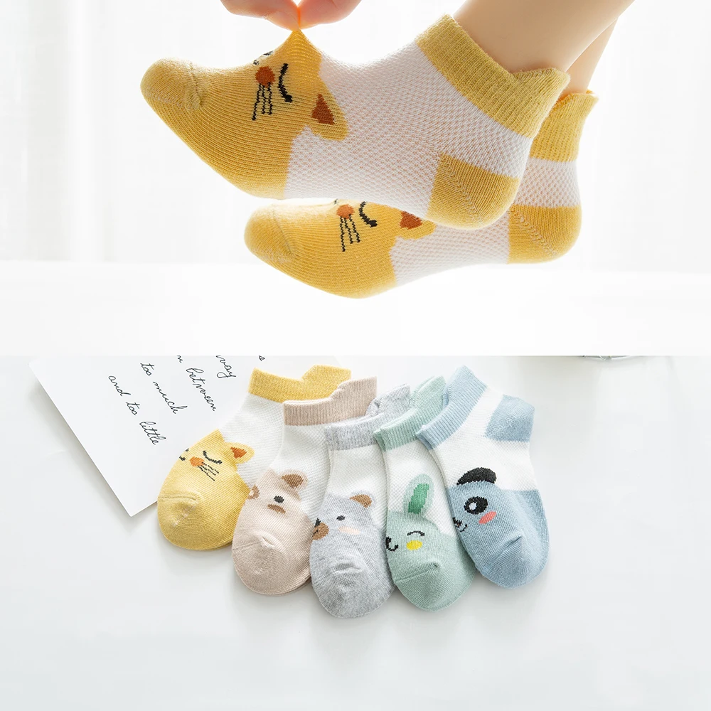 5Pairs/lot 0-2Y Baby Socks Summer Cotton Animal Cartoon Kids Socks Girls Mesh Cute Newborn Boys Toddler Socks Baby
5Pairs/lot 0-2Y Baby Socks Summer Cotton Animal Cartoon Kids Socks Girls Mesh Cute Newborn Boys Toddler Socks Baby