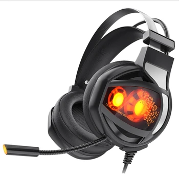 Headset Wired USB7.1 Quad-Core Dual-Core Dynamic Coil Gaming Headset Headset with LED Lights
Headset Wired USB7.1 Quad-Core Dual-Core Dynamic Coil Gaming Headset Headset with LED Lights