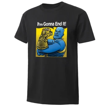 Movie Avengers Men'S T Shirts Thanos Infinity Gauntlet Print Shirt Male Funny Casual Tees Fashion T-Shirt Hip Hop Short Sleeved
Movie Avengers Men'S T Shirts Thanos Infinity Gauntlet Print Shirt Male Funny Casual Tees Fashion T-Shirt Hip Hop Short Sleeved