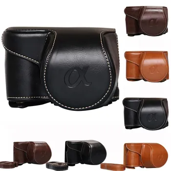 Leather Camera Bag Case Cover Pouch For Sony A6000 A6300 NEX6 Top quality, compact, lightweight, and easy to carry 1010 
Leather Camera Bag Case Cover Pouch For Sony A6000 A6300 NEX6 Top quality, compact, lightweight, and easy to carry 1010