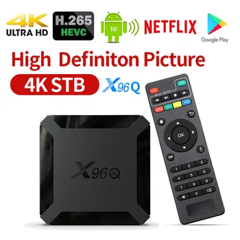 X96Q Android 10.0 Smart TV Box Allwinner H313 Quad Core Support 4K 3D Media Player Voice Control 2GB Set Top X96 Mini M3u TV Box
X96Q Android 10.0 Smart TV Box Allwinner H313 Quad Core Support 4K 3D Media Player Voice Control 2GB Set Top X96 Mini M3u TV Box