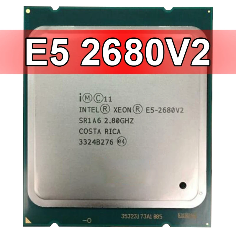 Intel Xeon E5-2680 V2 10-Core 2.80GHz/25M Processor SR1A6 LGA2011 CPU E5-2680V2
Intel Xeon E5-2680 V2 10-Core 2.80GHz/25M Processor SR1A6 LGA2011 CPU E5-2680V2