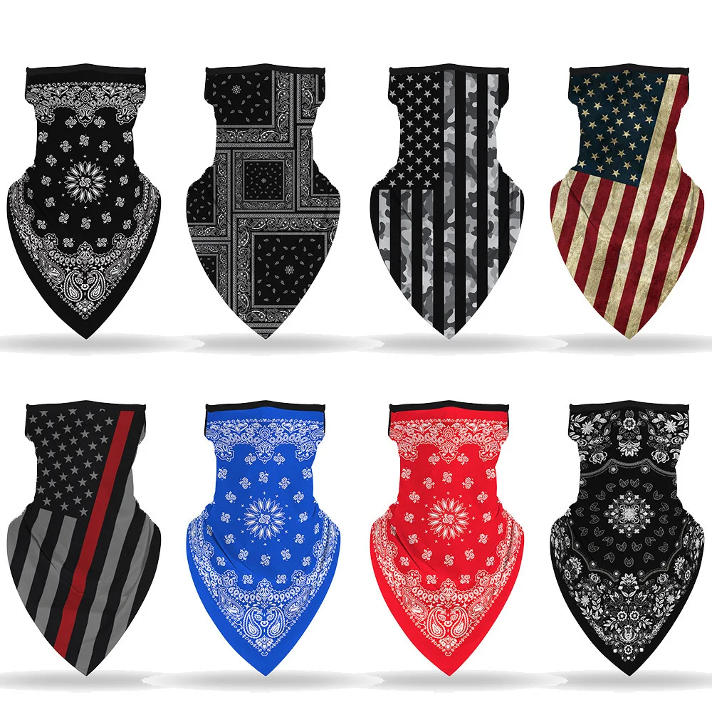 Face Mask Neck Gaiter Hanging Ear Triangular Binder Magic Cycling Headscarf balaclave bandana
Face Mask Neck Gaiter Hanging Ear Triangular Binder Magic Cycling Headscarf balaclave bandana
