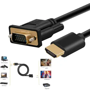 1/1.5/1.8m VGA Cable VGA Male to Male Cable HD-15 D-SUB Video Adapter Braided Shielding Cord for Monitor Projector PC Cable VGA
1/1.5/1.8m VGA Cable VGA Male to Male Cable HD-15 D-SUB Video Adapter Braided Shielding Cord for Monitor Projector PC Cable VGA