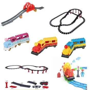 Big Size Bricks DIY Building Blocks Train Track Assembly Bridge Compatible with Duploed Educational Toys for Children Gifts
Big Size Bricks DIY Building Blocks Train Track Assembly Bridge Compatible with Duploed Educational Toys for Children Gifts