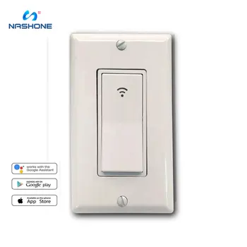 Smart Light Switch EU/US 10A Smart Wifi RF Light Switch with Remote Control and Timer, Works with Alexa, Google home and IFTTT
Smart Light Switch EU/US 10A Smart Wifi RF Light Switch with Remote Control and Timer, Works with Alexa, Google home and IFTTT