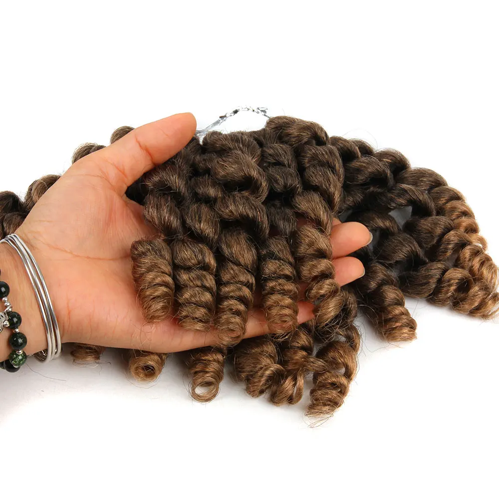 Ombre Jumpy Wand Curl Crochet Braid Hair Braids Curly Jamaican Bounce Crochet Synthetic Hair Colored Braiding Hair Extensions
Ombre Jumpy Wand Curl Crochet Braid Hair Braids Curly Jamaican Bounce Crochet Synthetic Hair Colored Braiding Hair Extensions