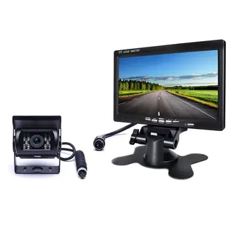 F0505 Auto 7 Inch TFT LCD Car Monitor With Waterproof LEDs Night Vision Reverse Camera Backup Camera Kit For Bus Truck
F0505 Auto 7 Inch TFT LCD Car Monitor With Waterproof LEDs Night Vision Reverse Camera Backup Camera Kit For Bus Truck