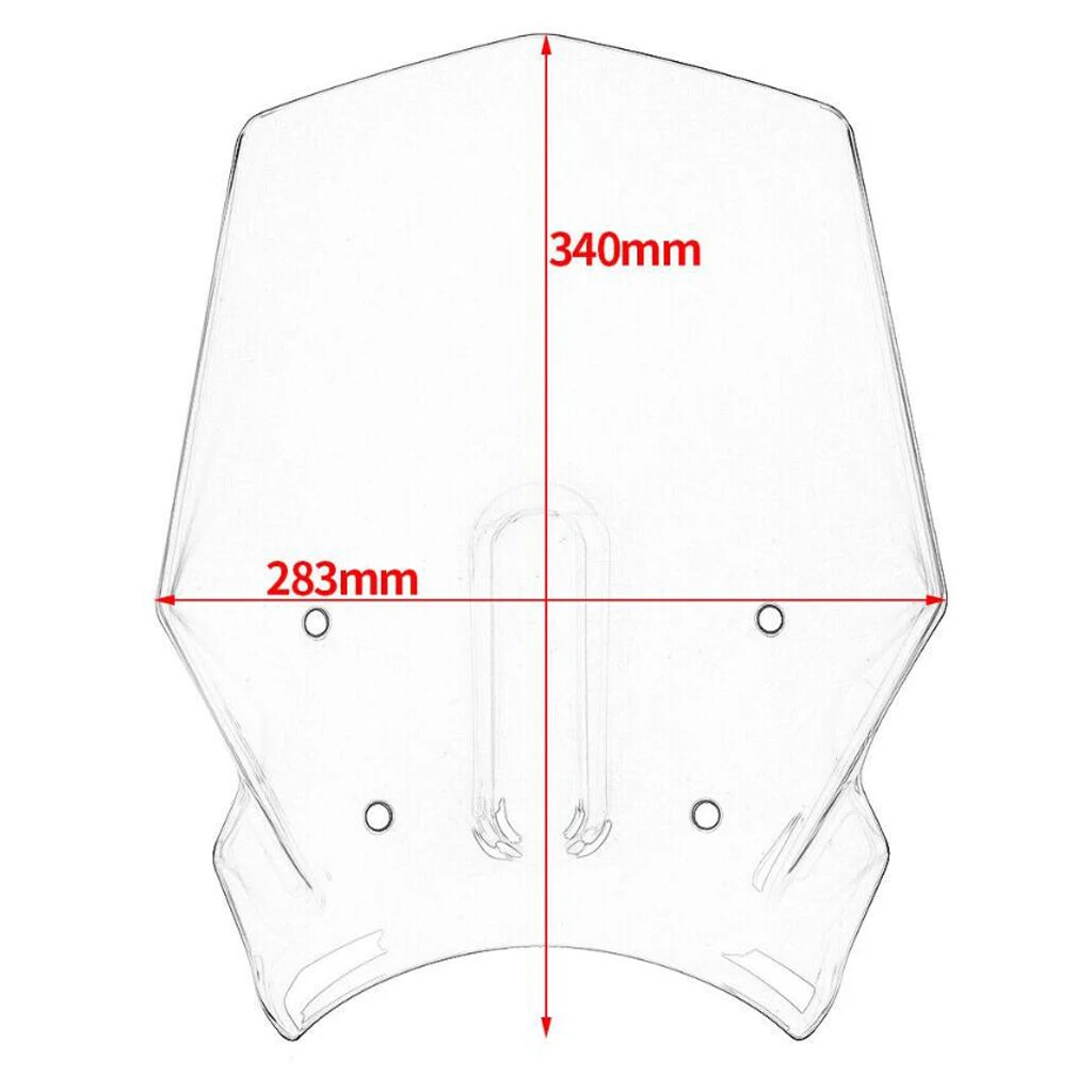Motocross Front Windshield Wind Deflector Visor For CB650R CB1000R Motocross Front Windshield Wind Deflector Visor For CB650R CB1000R