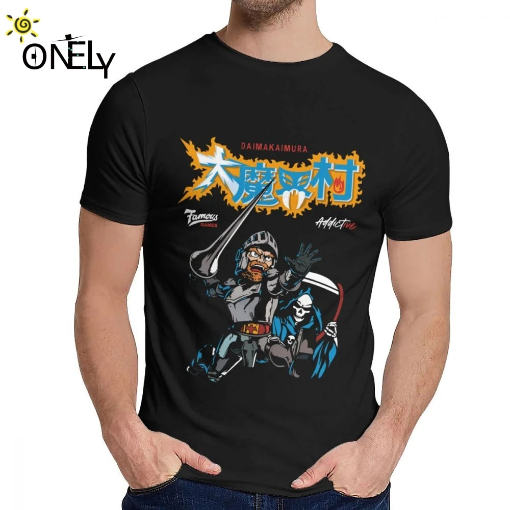 Ghouls N Ghost Dai Makai Mura Tee Fashion Crewneck Popular Man органический хлопок Футболка больших размеров
