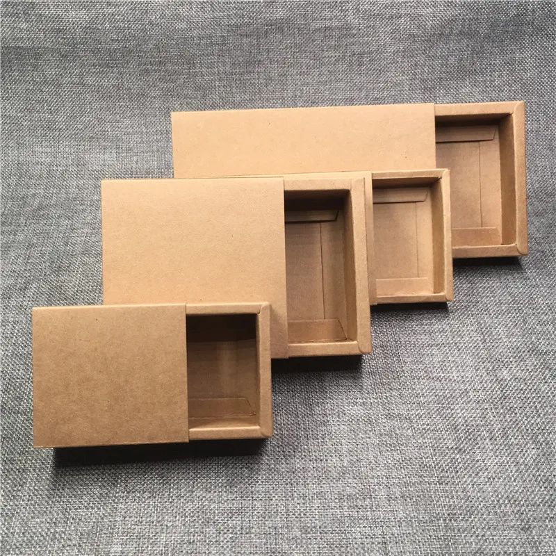 50Pcs/Lot Multiple Sizes Brown Pull Push Drawer Paper Box For Birthday Christmas Party Cookies Chocolate Packaging Storage Box
50Pcs/Lot Multiple Sizes Brown Pull Push Drawer Paper Box For Birthday Christmas Party Cookies Chocolate Packaging Storage Box
