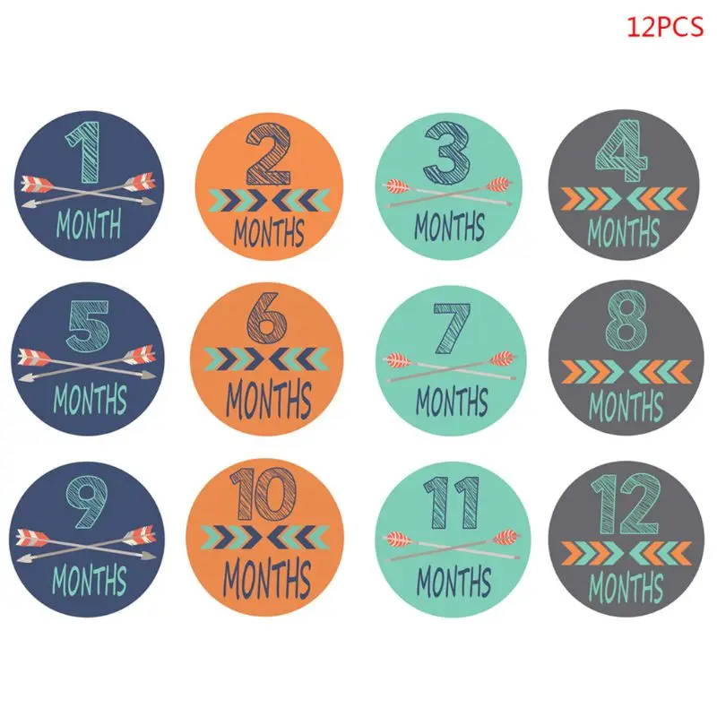 12 Pcs Month Sticker Baby Photography Milestone Memorial Monthly Newborn Kids Commemorative Card Number Photo Props
12 Pcs Month Sticker Baby Photography Milestone Memorial Monthly Newborn Kids Commemorative Card Number Photo Props