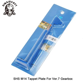 SHS Reinforced ABS plastic Blue M14 Tappet Plate For AEG Airsoft Version 7 Gearbox For Hunting Paintball Shooting Accessories
SHS Reinforced ABS plastic Blue M14 Tappet Plate For AEG Airsoft Version 7 Gearbox For Hunting Paintball Shooting Accessories